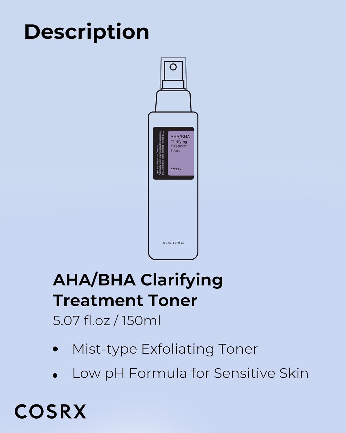 AHA/BHA Clarifying Treatment Toner 150ml - Rivvy Momo