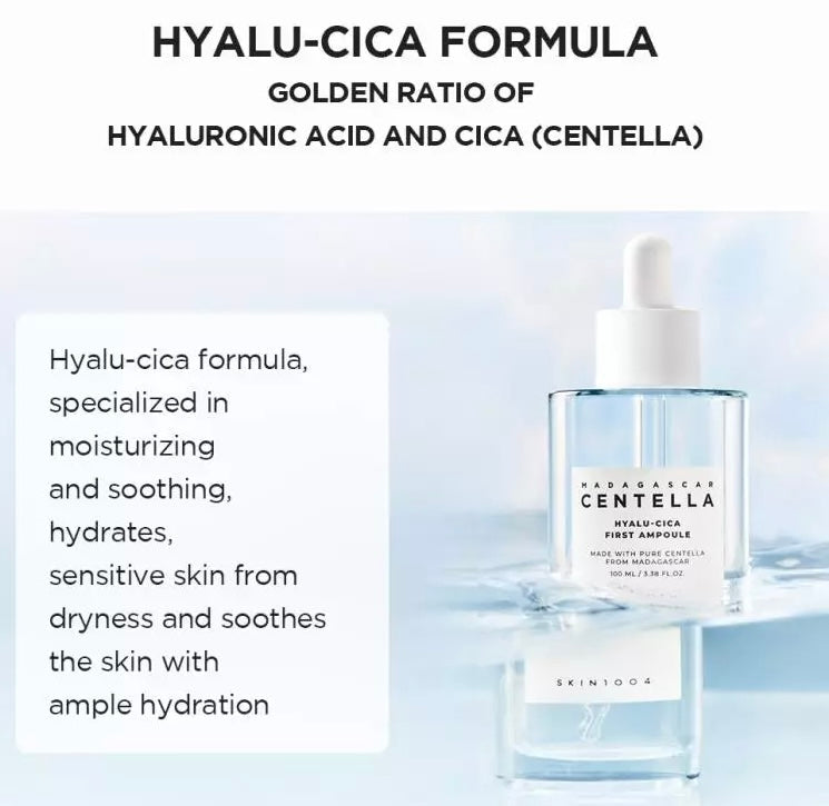 Madagascar Centella Hyalu-Cica First Ampoule 100ml - Rivvy Momo