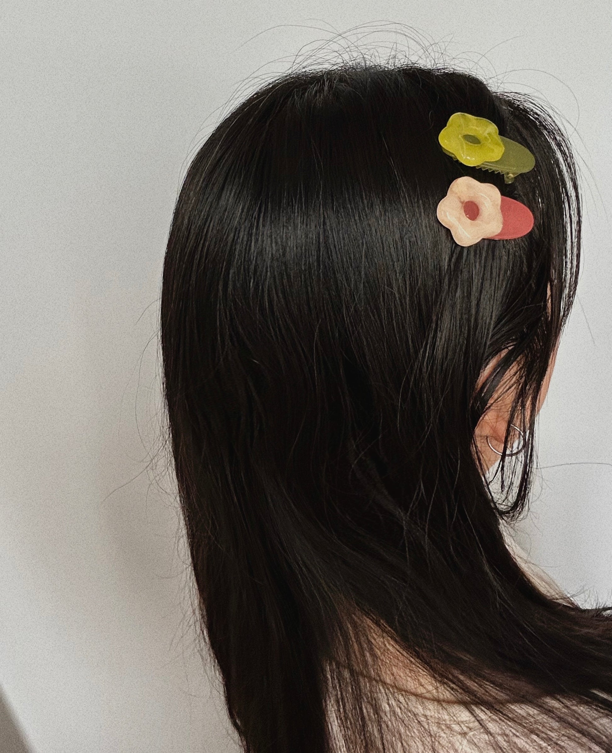 Jelly Flower Hair Clip- 1 pair - Rivvy Momo