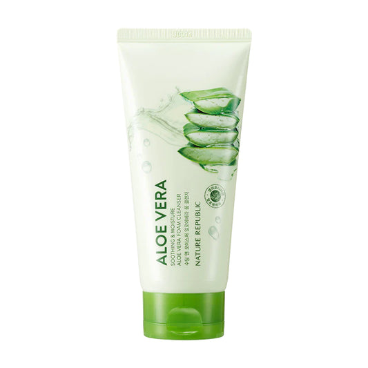 Soothing & Moisture Aloe Vera Foam Cleanser 150ml - Rivvy Momo