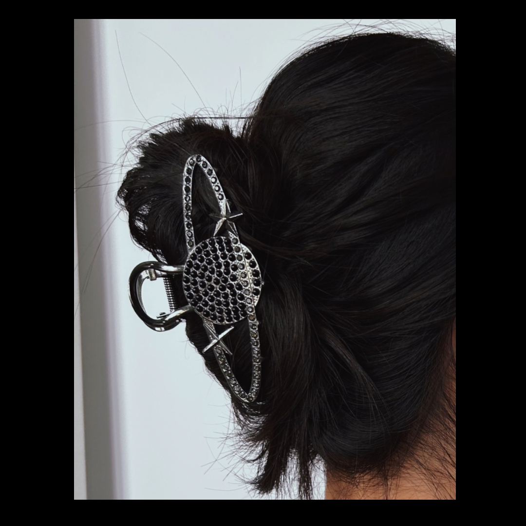 Punk Rhinestone Hair Claw Clip - Rivvy Momo