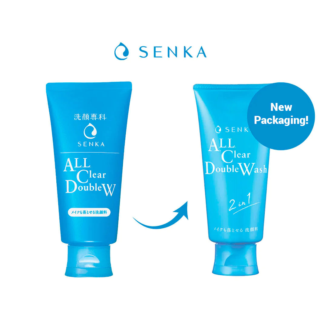 Senka All Clear Double W Makeup Remover Face Wash - Rivvy Momo