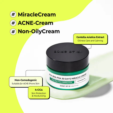 AHA BHA PHA 30 Days Miracle Cream 60ml - Rivvy Momo