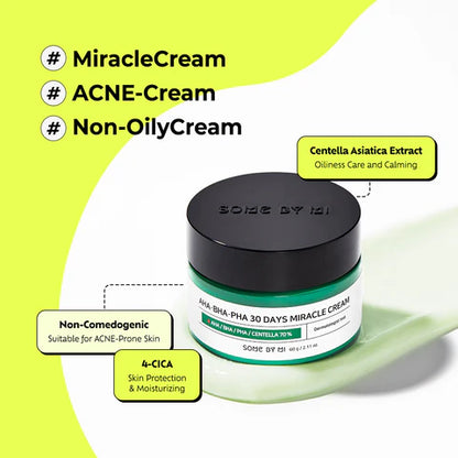 AHA BHA PHA 30 Days Miracle Cream 60ml - Rivvy Momo